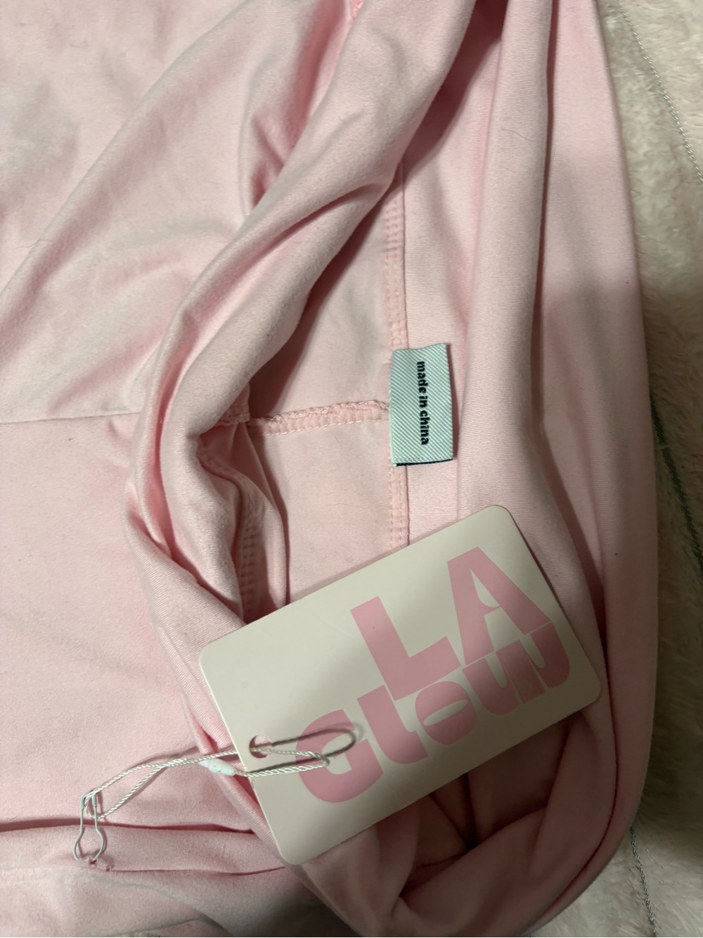 Soft Pink High-Rise Leggings